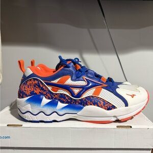 Mizuno Wave Rider 1 - Blue, Orange, and White